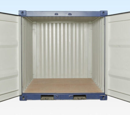 8Ft Shipping Container One Trip (Blue)