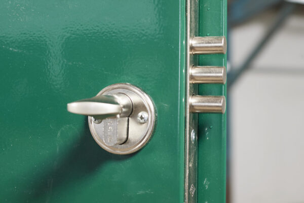 (Powder Coated) Flat Packed Metal Storage Container - Image 2